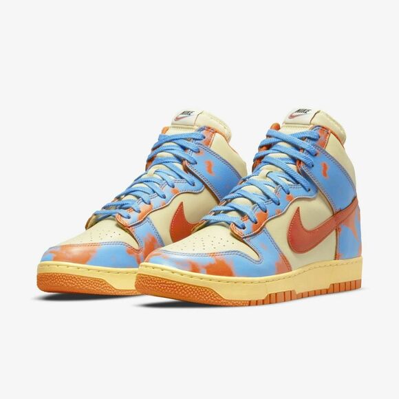 [NEW] Men's Nike Dunk Hi 1985 SP Shoes Orange DD9404-800 - Picture 2 of 6